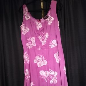 Vintage torrid rose pinup dress